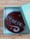 Personalized First Christmas Ornament 2023 (or any year) from Solid Wood