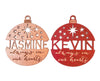 Personalized Memorial Always in our Hearts Christmas Ornament 2023 (or any year) from Solid Wood